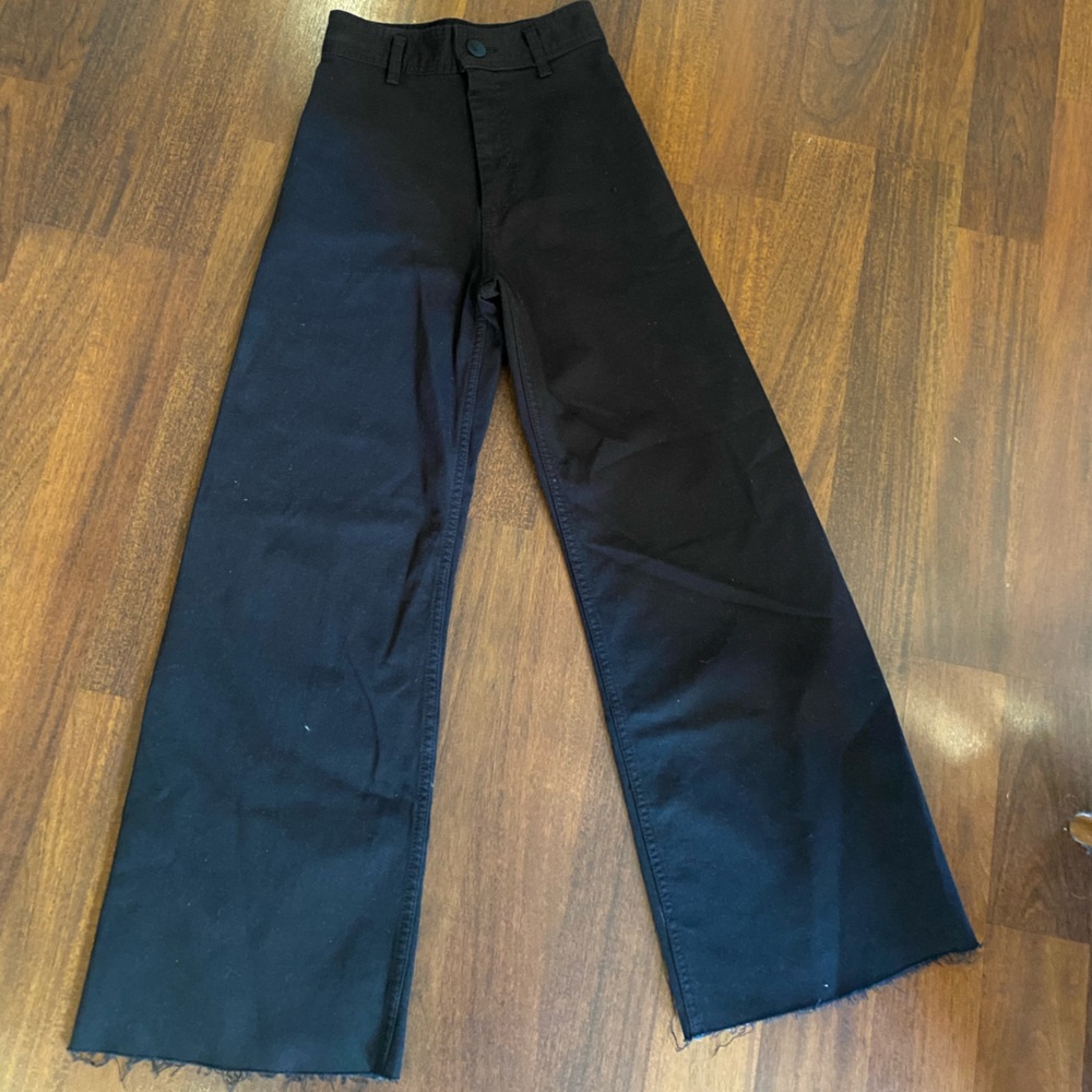 Zara Marine Jeans New without tags. Never worn. Color Black Size 2